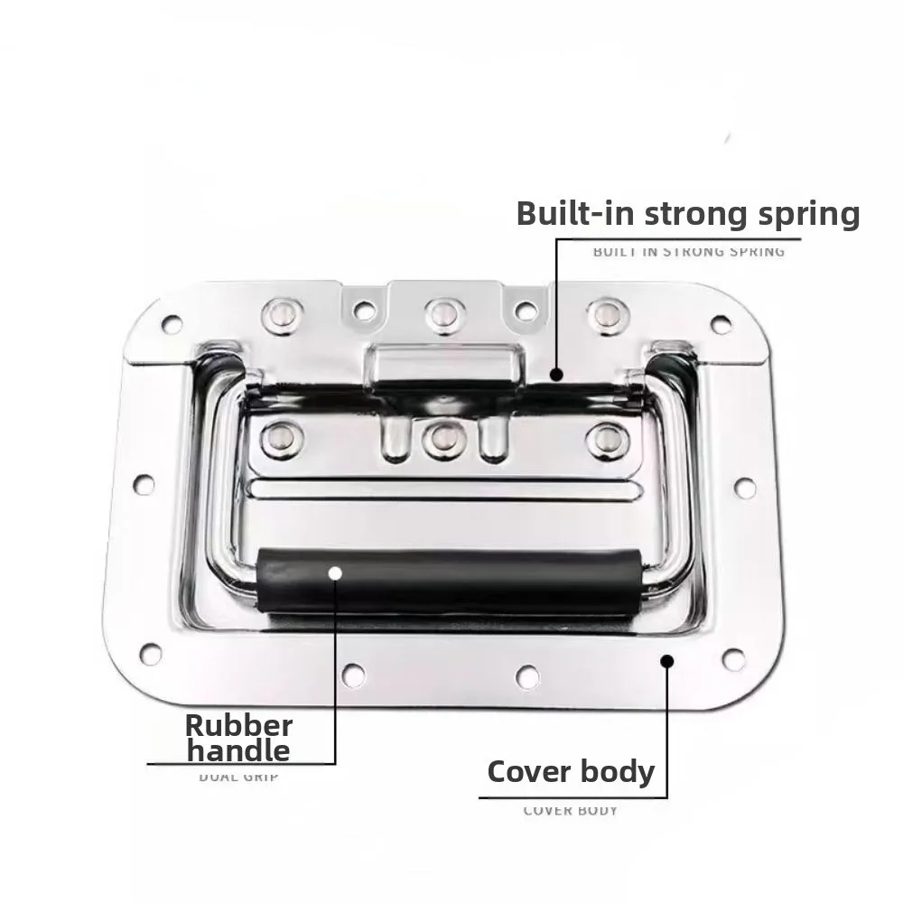 4Pcs Spring Loaded Butterfly Twist Lock Buckle Recessed Mount Heavy Duty Air Box Lock Alloy Security Lock