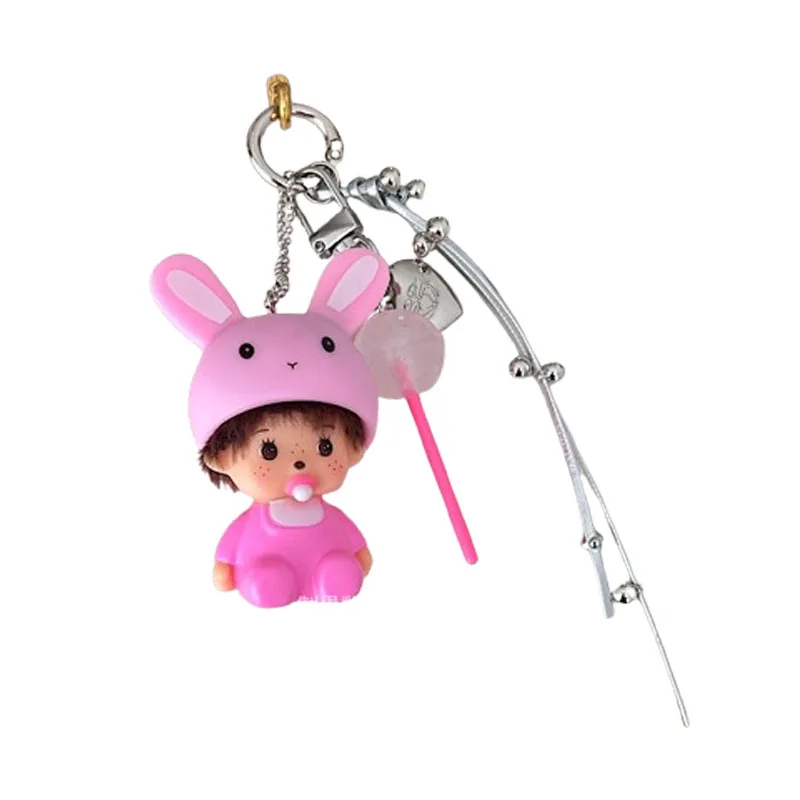 

Cute ‌mongqiiq Keychain Kawaii Keychains for Bags mongqiiq Doll Hanging Pendants Children's Day Birthday Gift