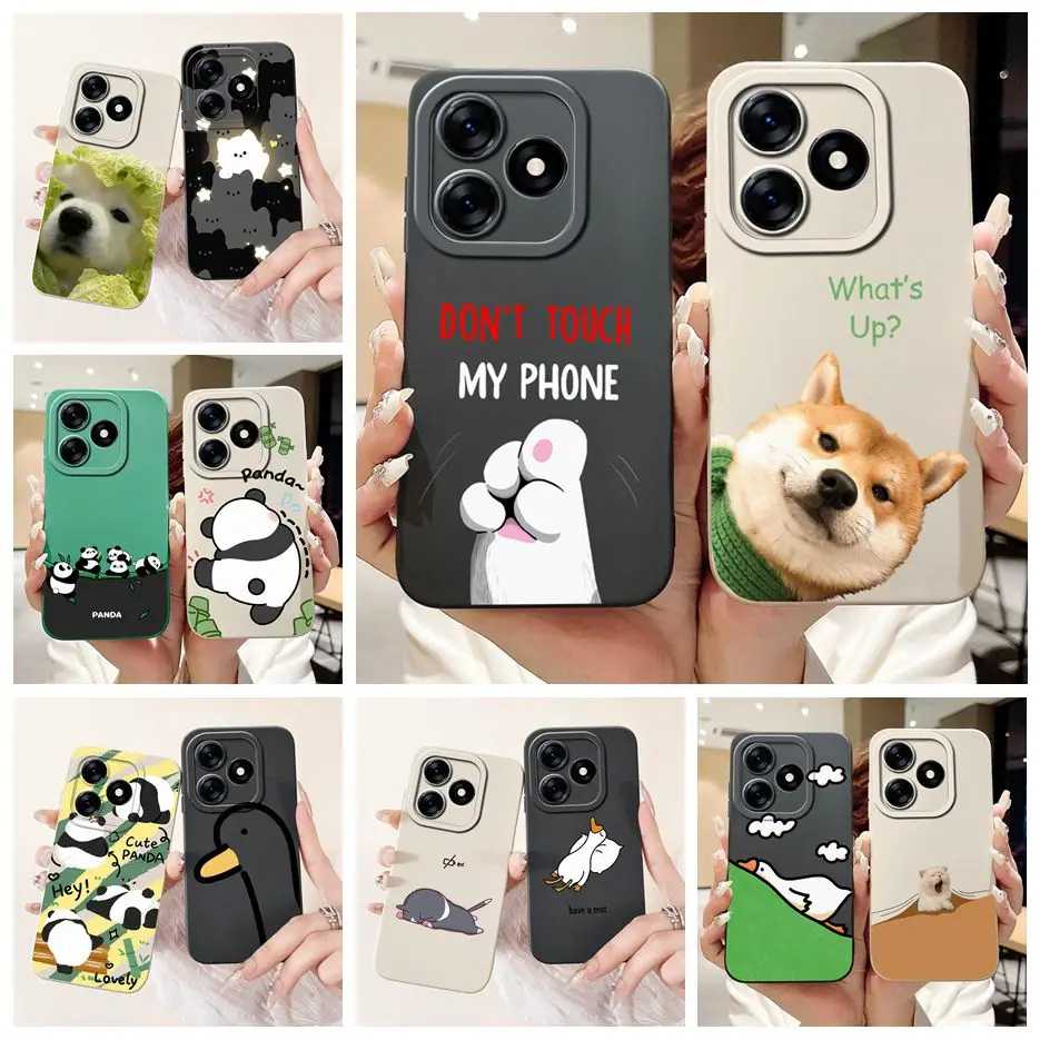 For Tecno Spark 10 Pro Case KI7 Cute Funny Cartoon Cover Shockproof Phone Case For Tecno Spark 10C Spark10 Pro Soft Fundas Coque