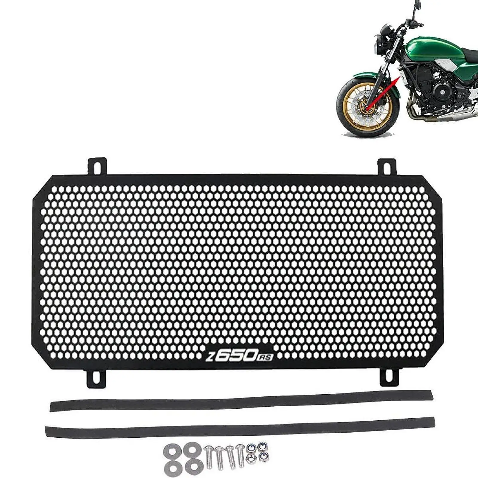 

Motorcycle Radiator Guard Cover Grille Easy Installation Replace Parts for