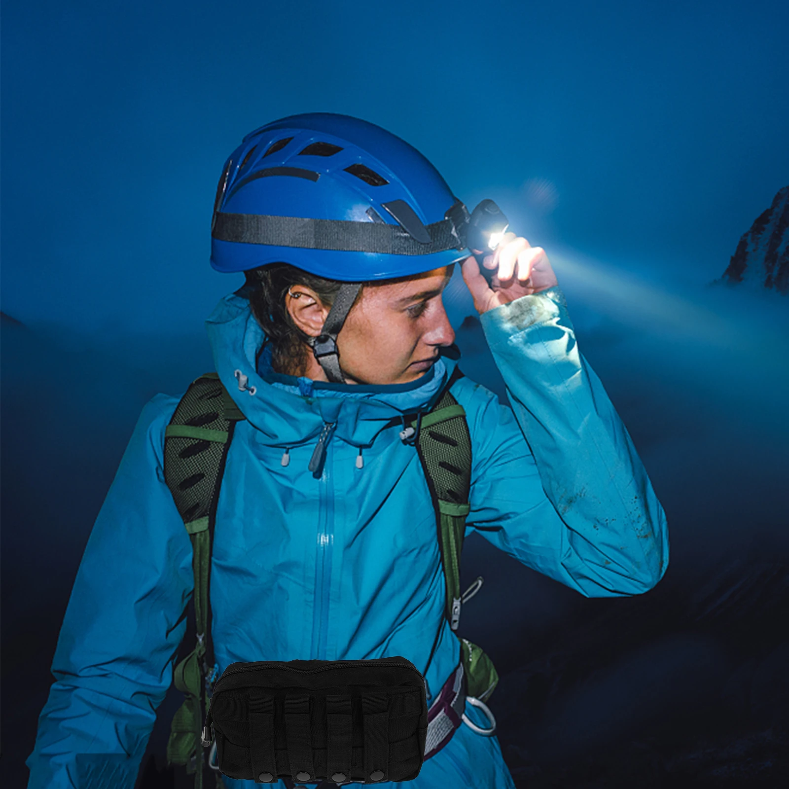 

Vest Hanging Bag Simple Small Design Oxford Cloth Hiking Bike Riding Dog Walking Workout Outdoor Commuter Pouch