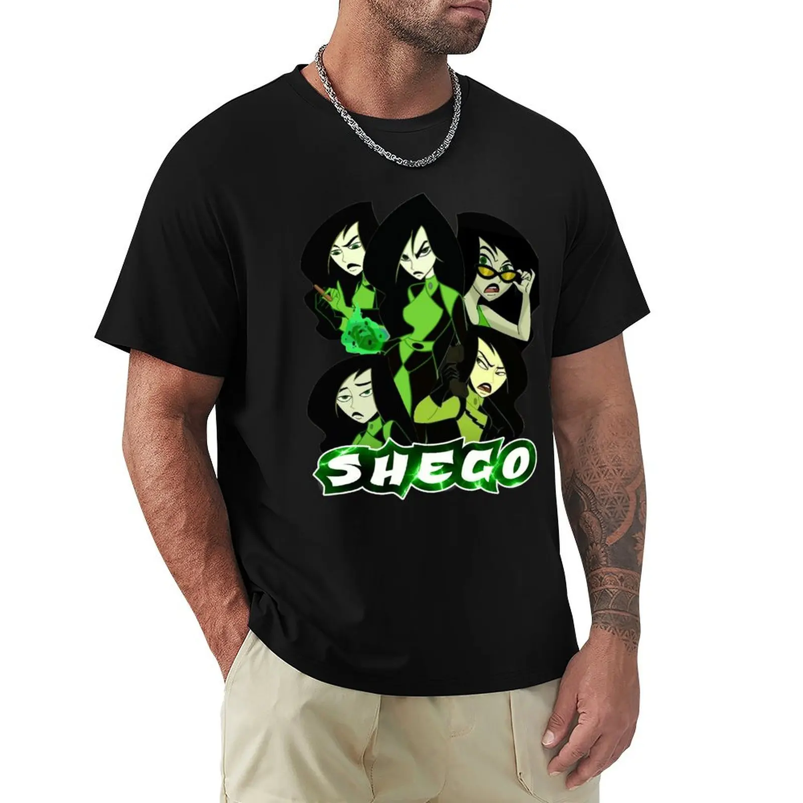 

Shego T-Shirt Sports Casual Short Sleeve Cotton Tee