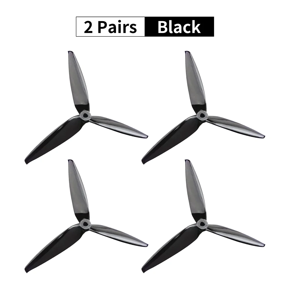 2/10Pairs 7X4X3 7040 Propellers 7inch 3-Blades Tri-Blade Props CW+CCW for RC FPV Racing Drone DIY Parts