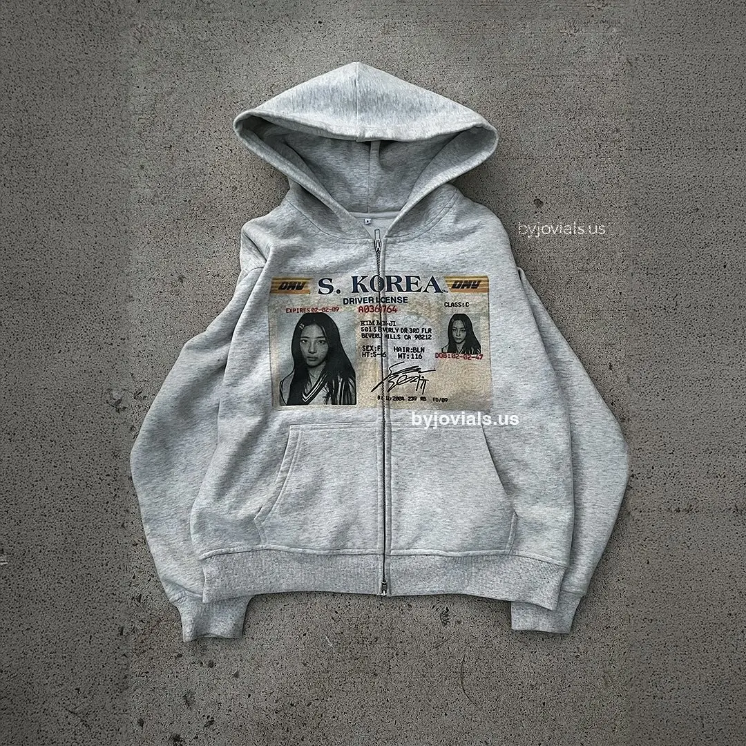 Harajuku Korean Style Graphic Print Oversized Hoodies Gothic Casual Hoodie Sweatshirts Streetwear Y2k Women Clothing