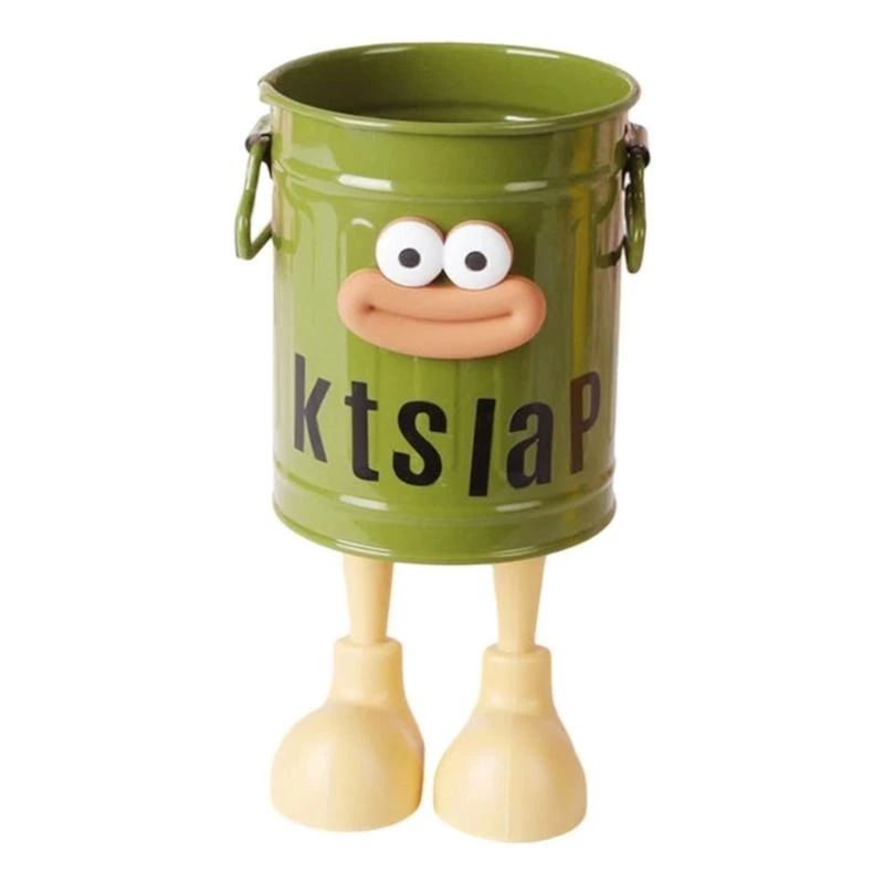 P82A Simple Pen Holders Cartoon Pencil Holders Makeup Brush Container for Students