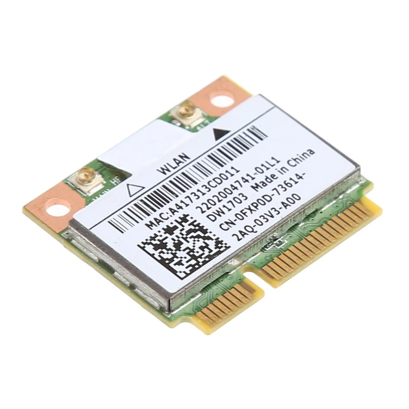 Sem fio Metade Mini PCI-E Card, Bluetooth compatível. 0, AR5B225, Wi-Fi, 802.11 b, g, n, janelas 7, 8, 8.1, 10