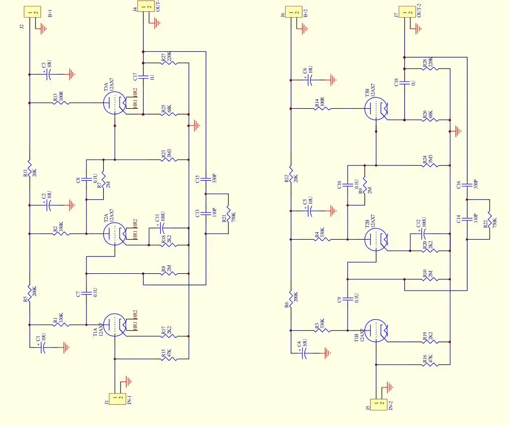 

EAR834 RIAA MM Ламповый фонокоррекционный усилитель сцены, комплект основания на схеме EAR834 без лампы