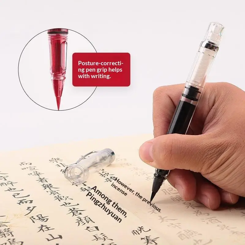 1PCS Piston Brushes Calligraphy Brushes Watercolor Brushes Paint Pen Stationery Art Schoo Supplies For Chinese Painting