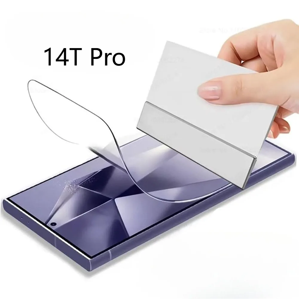 Nuevo Protector de pantalla para teléfono inteligente 14T Pro 7,3HD 4G 5G tarjeta SIM Dual teléfonos móviles 8000mAh teléfono móvil versión Global teléfono móvil