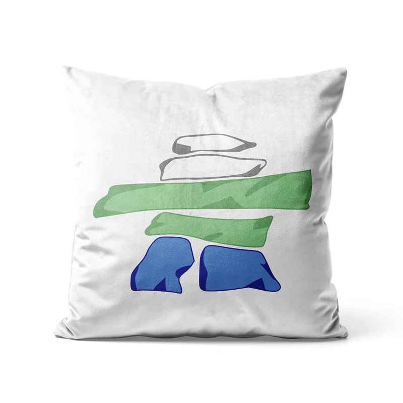 Gaslight Gatekeep Girlboss Nunatsiavut Throw Pillow Covers Cushion Cases Pillowcases for Sofa 45cm x 45cm