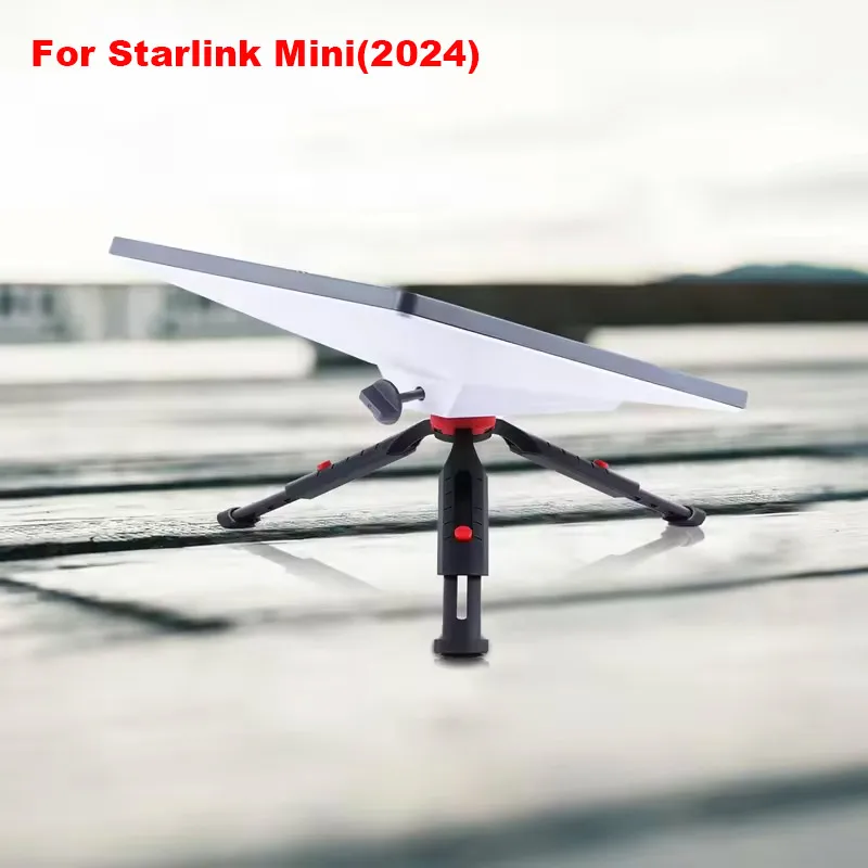 

For Starlink Mini Tripod Mount Set with Tripod Adapter Adjustable Height and Tilt for Starlink V4 Kit Satellite Pole Mount Kit