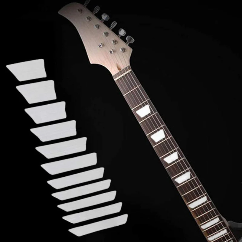 Electric Acoustic Guitar Fretboard Inlay Stickers Scale Position Markers Guitar Scale Position Indicators for Guitarists