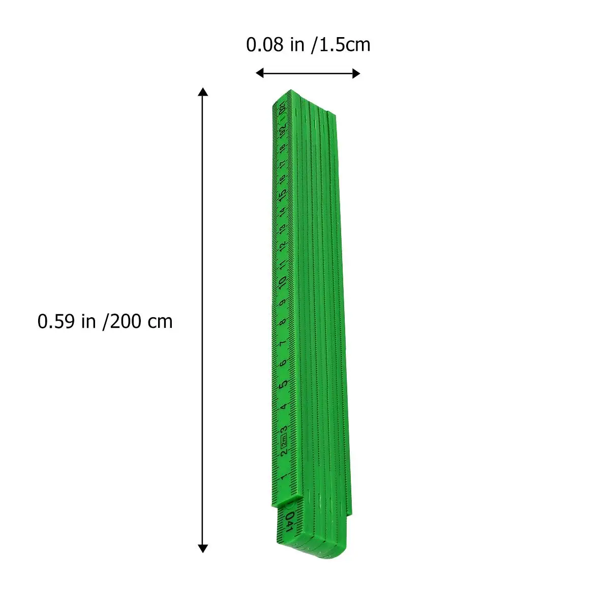 Plastic Folding Ruler Measuring Tape Meter Stick Quilting Foldable Pocket Cm Mm Engraved Carpentry Masonry Diy Tile