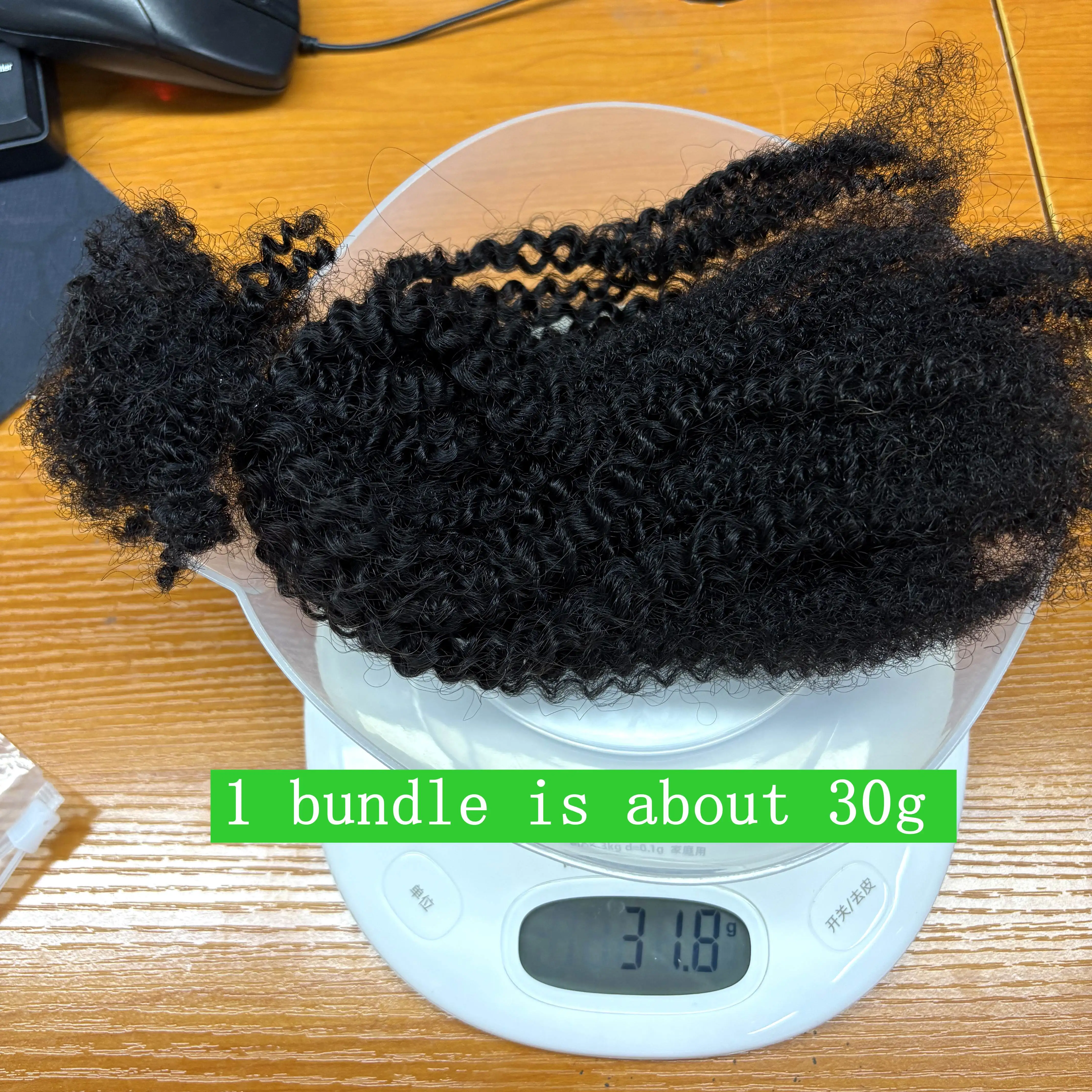 الملونة 30 جرام/الحزمة 16 بوصة 4C الأفرو غريب مجعد الشعر البشري السائبة تمديد لا لحمة ل مايكرو Locs/التقلبات/الضفائر/إصلاح Locs #2