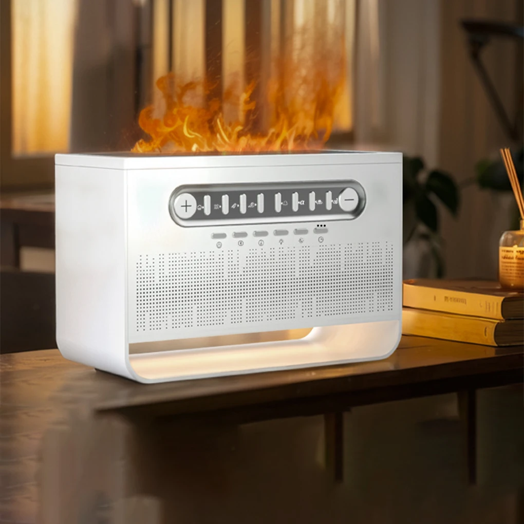 

3 in 1 Bluetooth Speaker White Noise Sleep Aid Night Light Humidifier All-in-one Machine Free Combination of 8 Goup Nature Sound