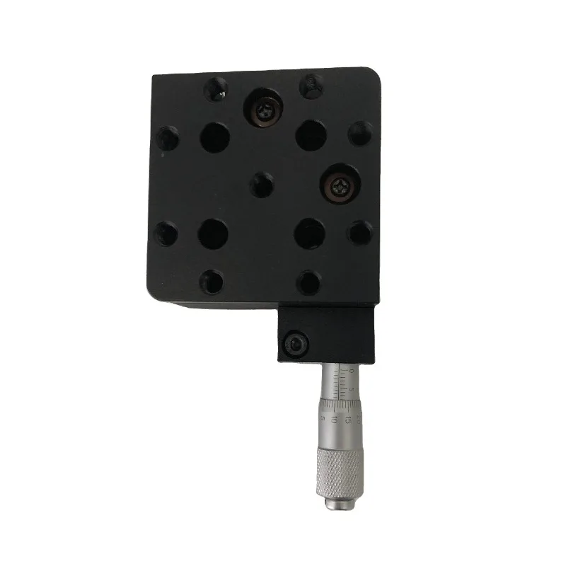 LSSQ-01-4V1 Customized OEM manual linear tilt table Single axis platform size 60x60mm Angle adjustment range 4 degrees
