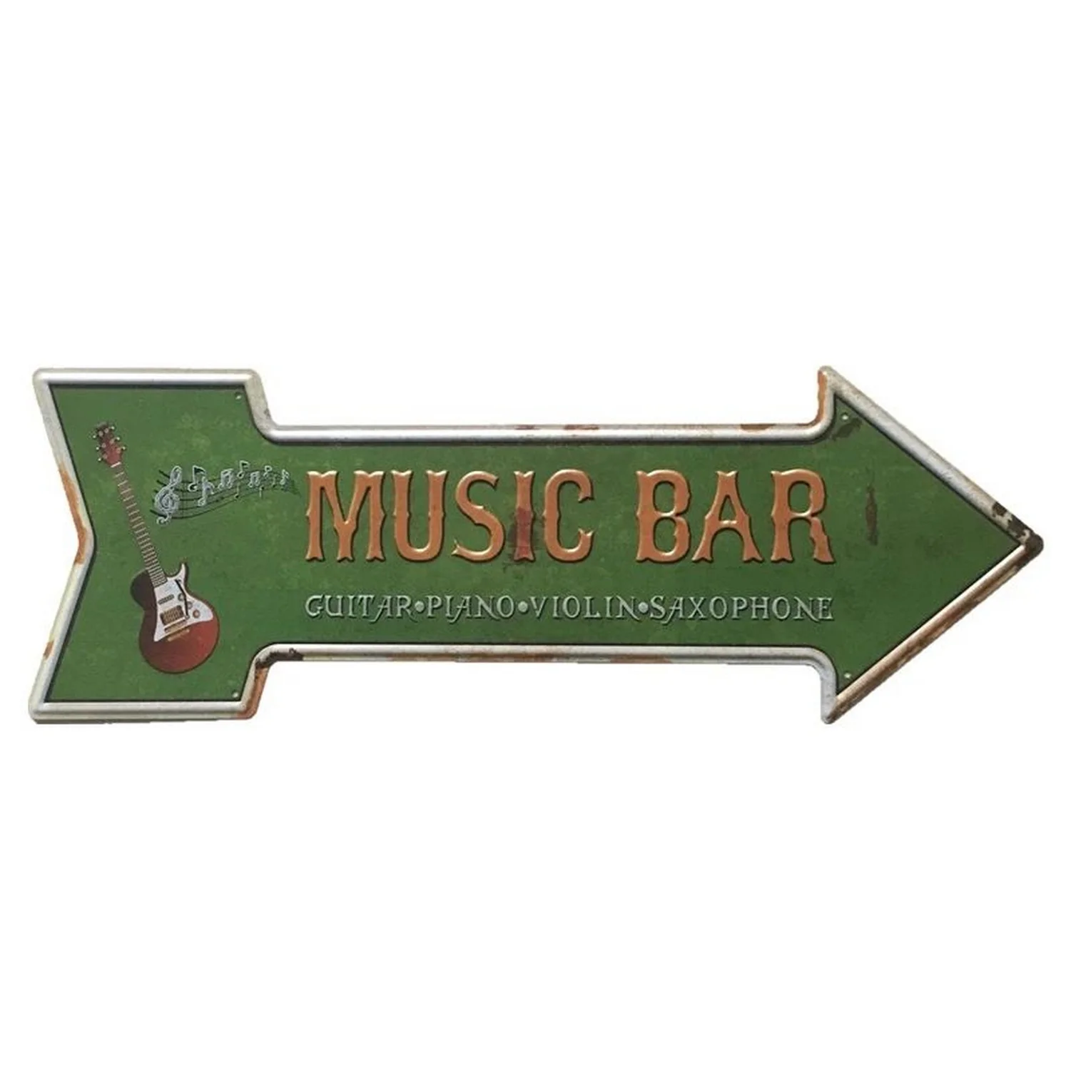 Retro Tiki Bar Open Beer Metal Tin Signs Vintage Street Signs Retro Arrow Directional Signage Funny Tin Sign for Wall Decoration