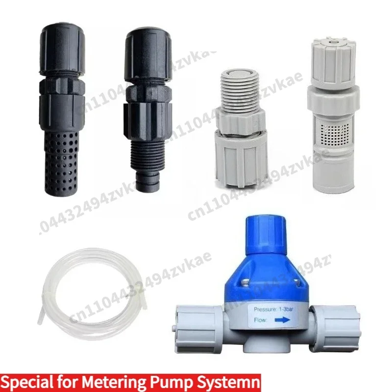 Valve & Pressure Relief Valve for Chemical Dosing PumpsDosing System Valve Set – Foot/Injection /Back Pressure/Safety