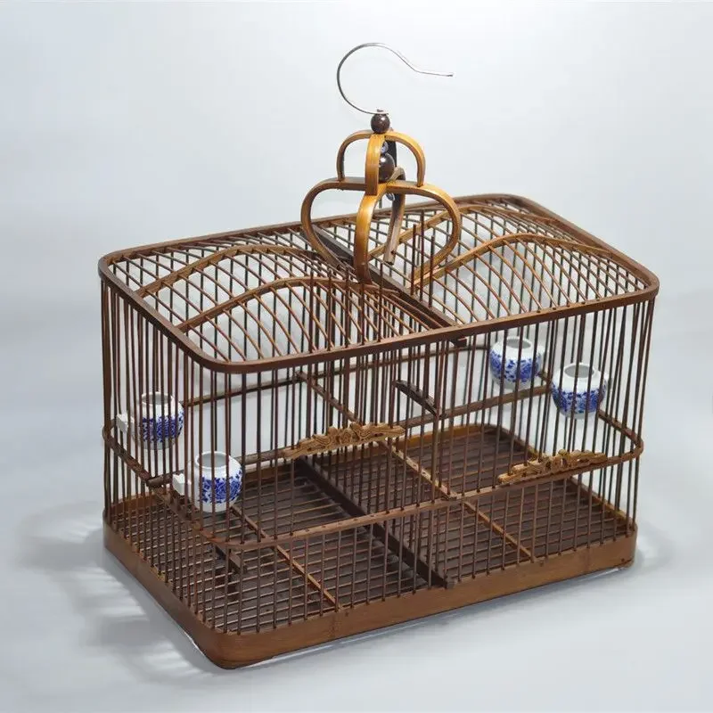 Aviary Bird Cage House Small Shelter Breeding Bird Cages Lovebird Pigeons Quail Feeder Protector Jaula Accesorios Habitat Decors