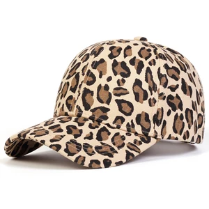 Unisex Leopard -Druck Baseballkappen Verstellbare Freizeithüte, Sonnenschutzhut, Outdoor, Frühling, Herbst Hauptverkauf Leopard Original Leopard - №3