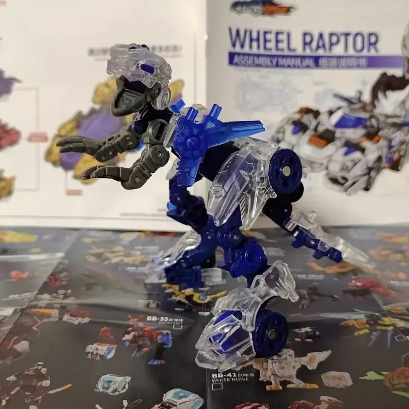 

Горячая новинка: Серия 52toys Beast Box — Infinite Beast Drive Speedy Wheel Raptor — Трансформирующаяся игрушка, модная фигурка, модели-меха, подарок на день рождения