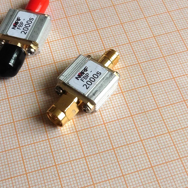 

2000MHz RF Coaxial Bandpass SAW Filter, 1dB Bandwidth, 5MHz, SMA Interface