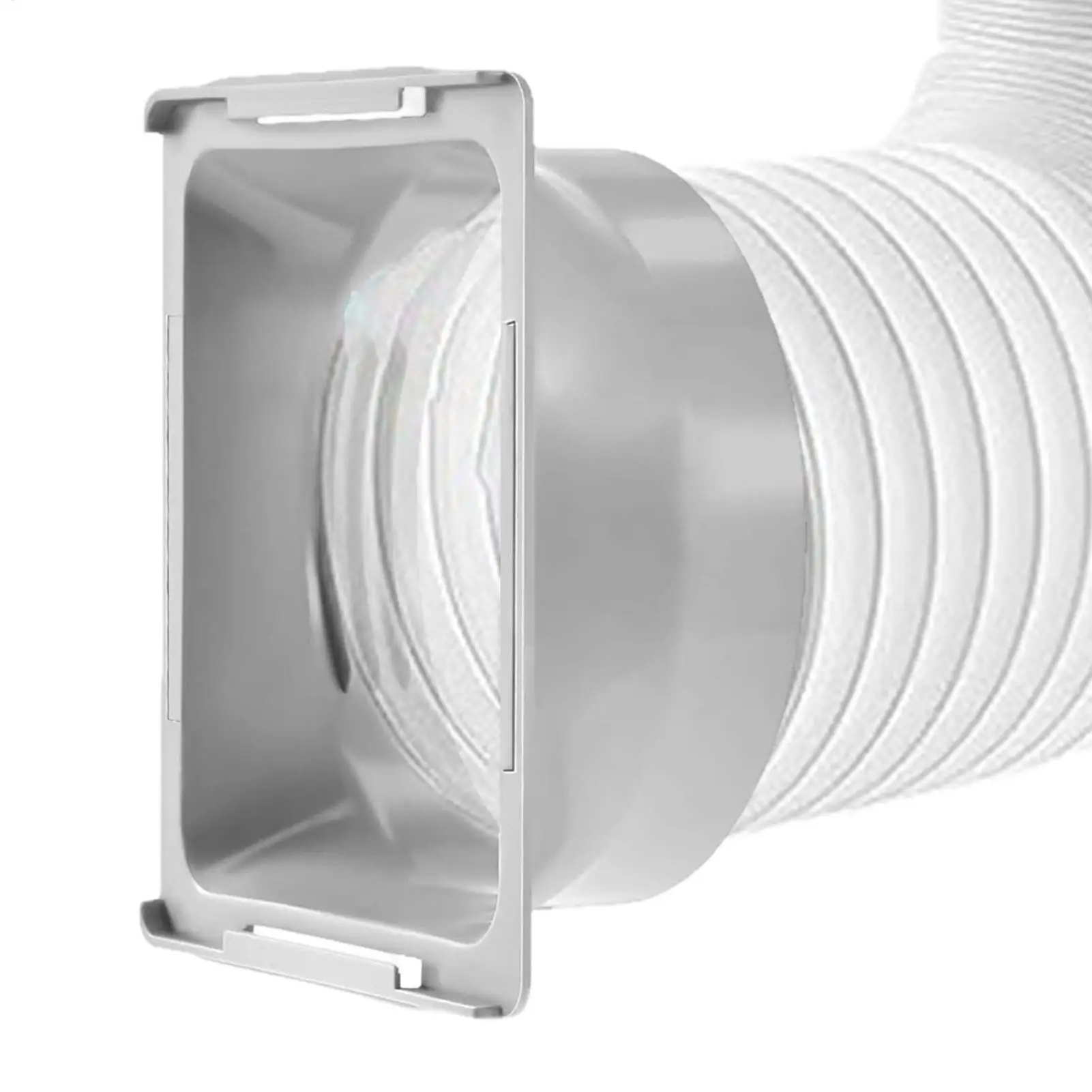 

Ac Exhaust Hose Coupler Easy Installation Connector 5.9 Inch Exhaust Hose Square Coupler for Apartment Dwellers Small Space Home