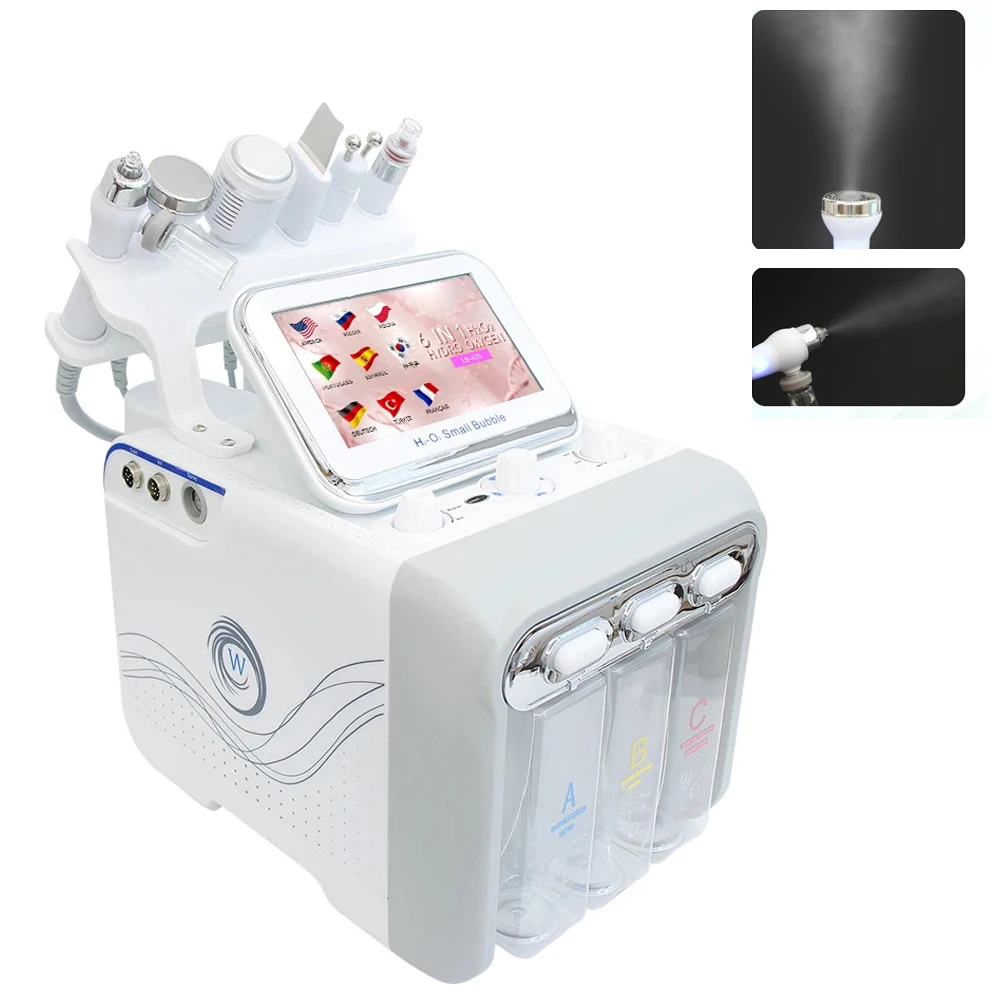 수소 산소 얼굴 기계 딥 클렌징 리프팅 강화 여드름 제거 스킨 케어 물 박피술 미용 장치