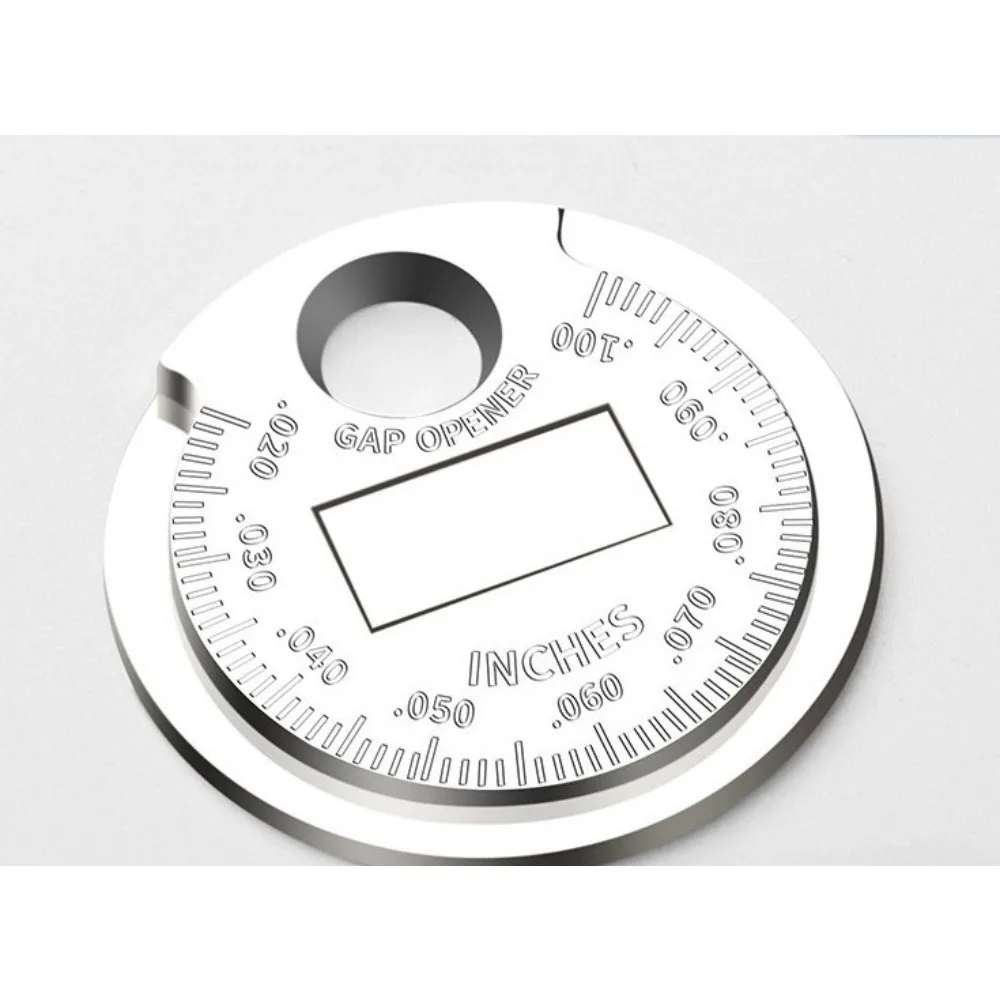 Automotive Repair Measuring Tool Spark Plug Gap Measuring Tool INCH Metric and Imperial Coin Type Spark Plug Gauge