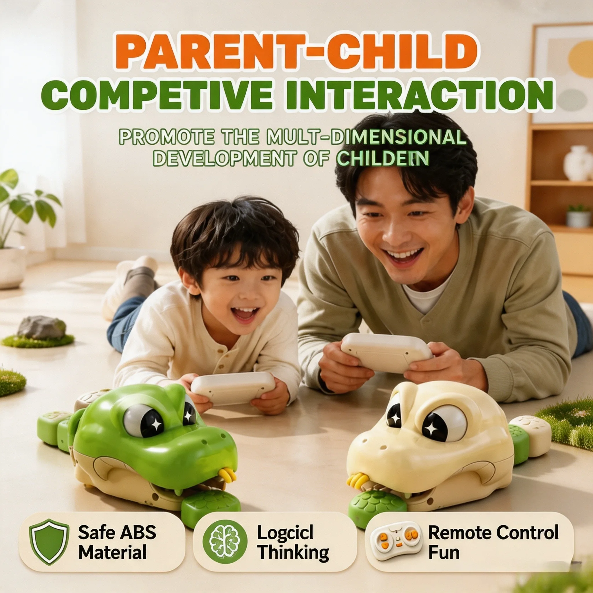 Remote Control Car Toy for Boys Girls Magnetic Splicing 3D Snake Game Toy  For Kids Gifts