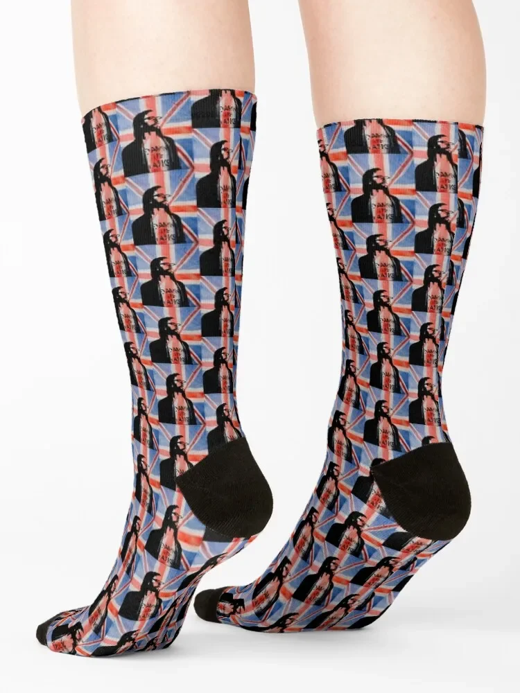 Chaussettes courtes Lance Hunter pour femmes et garçons, chaussettes chaudes et fraîches pour enfants, Damn the Yanks, hiver