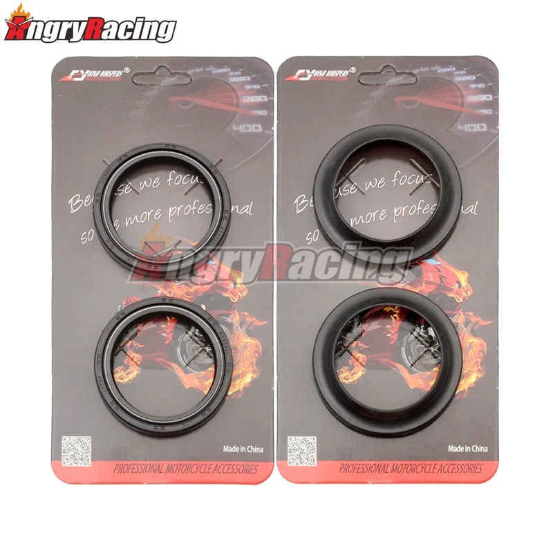 مزدوج الربيع الجبهة شوكة المثبط النفط ختم غطاء غبار لياماها YZ 125 250 490 TT-R TTR 250 WR 250 500 Z XT 660 R X سوبر موتو #1