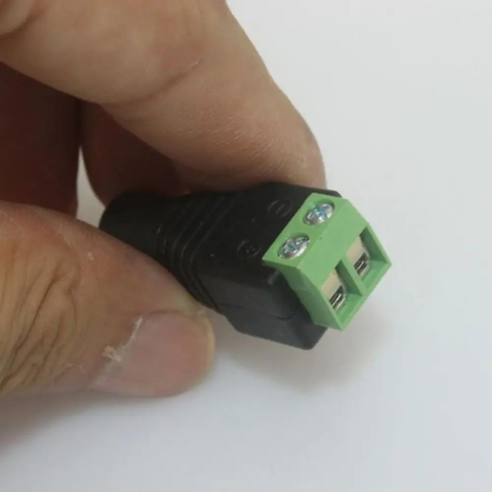 Universal 5Pcs 12V DC Power Supply Plug Adapter Connector for 5050 3528 LED Strip Light