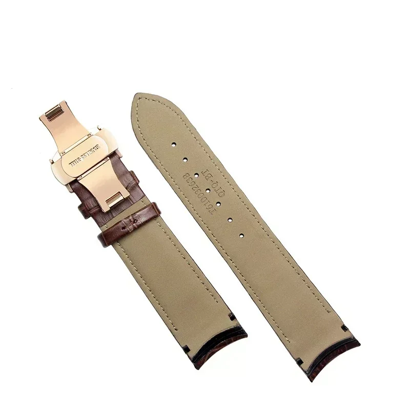 Calfskin Genuine Cow Leather Watchband Belt for Tissot T035 Watch Strap Bracelets Butterfly Buckle Replacement 22mm 23mm 24mm