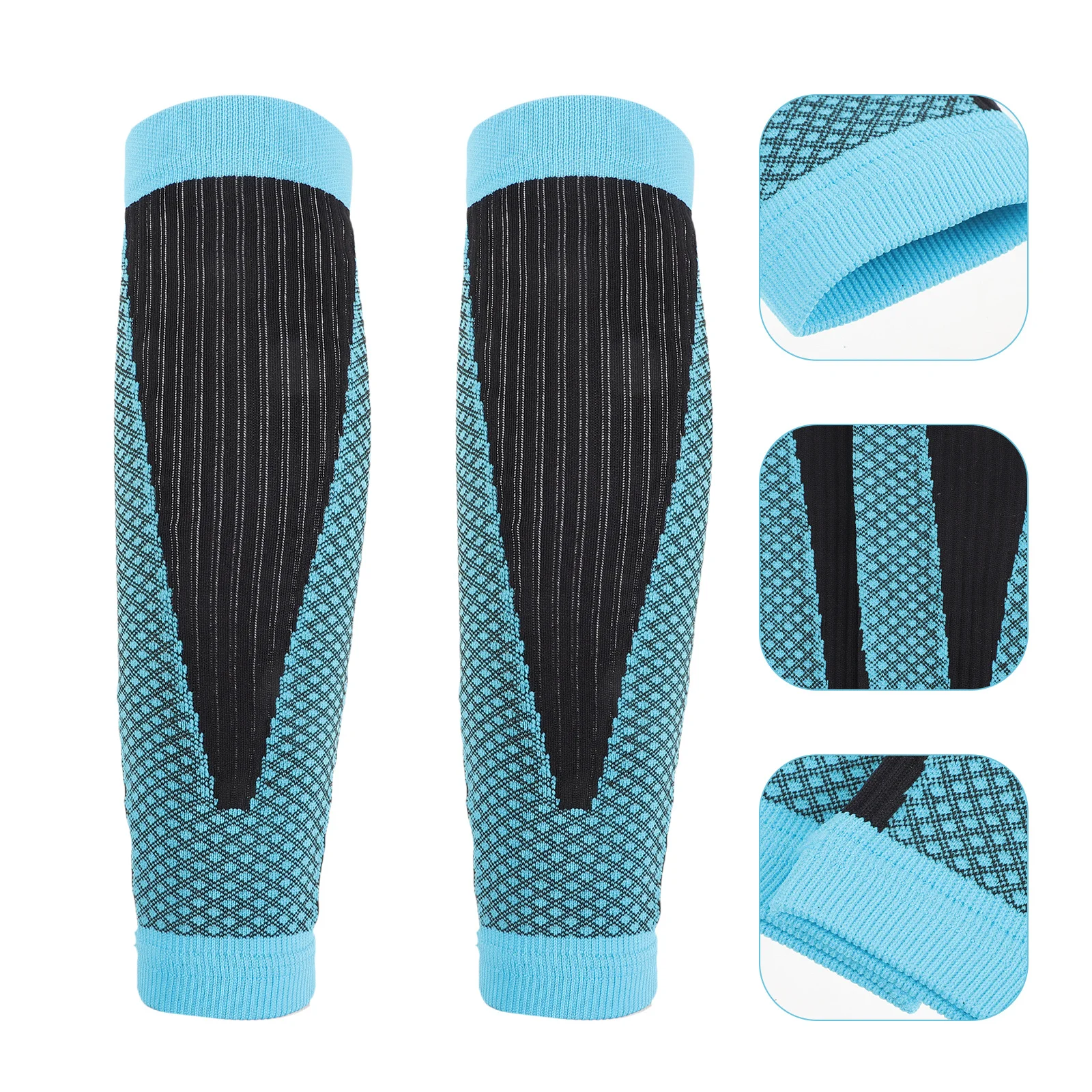 

1Pair Compression Calf Sleeves Elastic Sports Leg Sleeves Breathable Running Socks for Men Women Compression Calf Sleeve