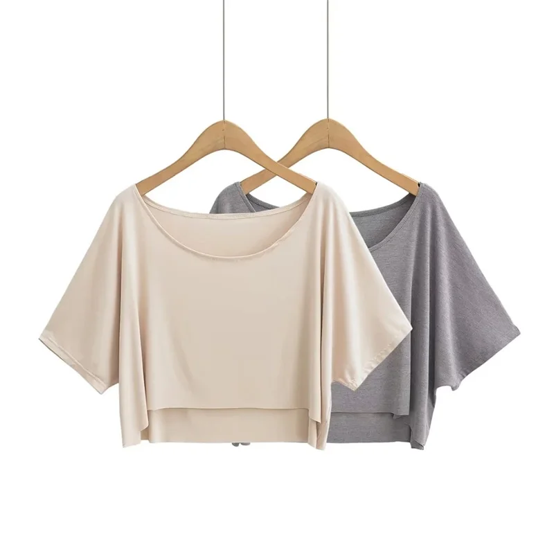 American Style round Neck Short Sleeve T-Shirt Women Summer Lazy Loose Slimming Front Short Back Long Cover up Short Hot Girl...