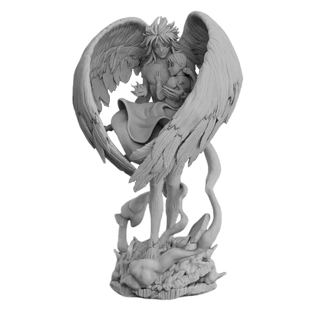 Howl and Sophie Miniature Figure 1:18 Resin Model Kit Unpainted Plastic Model Kit  Anime Figure A2547