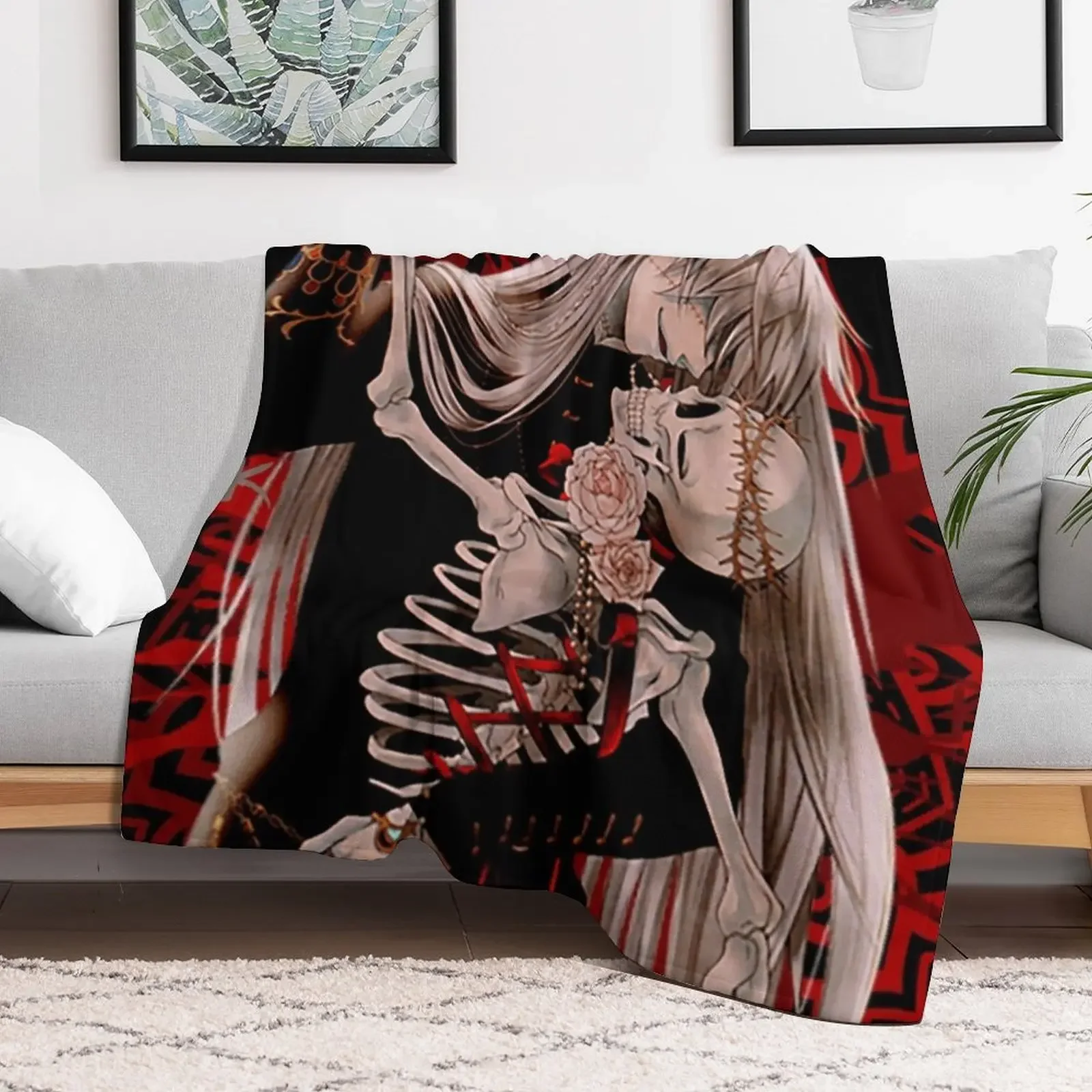 Undertaker Black Butler Throw Blanket Soft Warm Blanket Gift for Men Women Adults