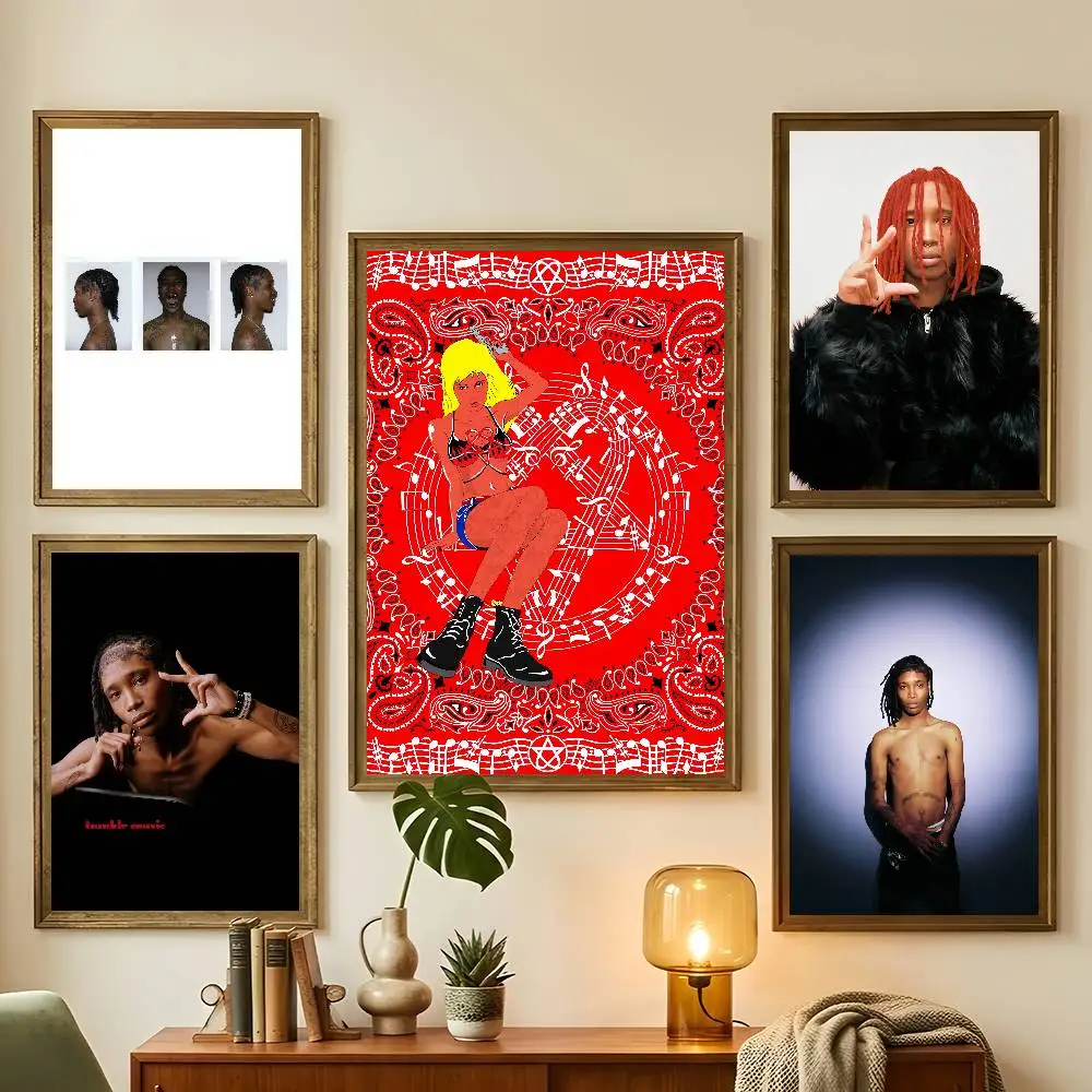 Rapper N-Nine Vicious Emotions Poster For Bedroom Gamer Room Decor Restaurant Wall Trendy Aesthetic Gift