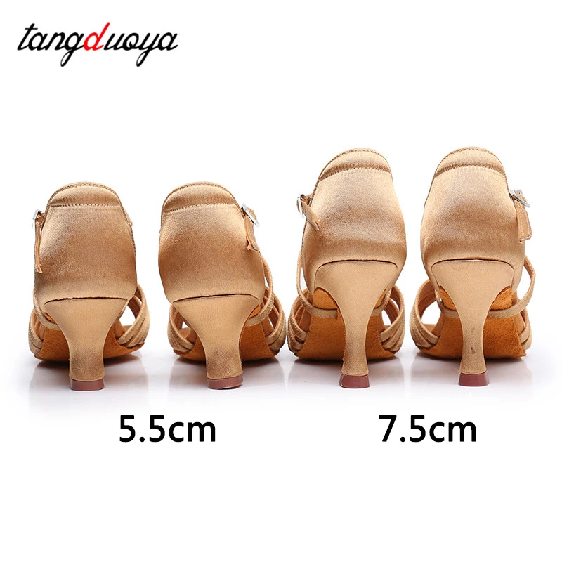 Latin high heel dance shoes for women salsa dancing shoes for women latin modern clasical dance shoes women Practice Sandals