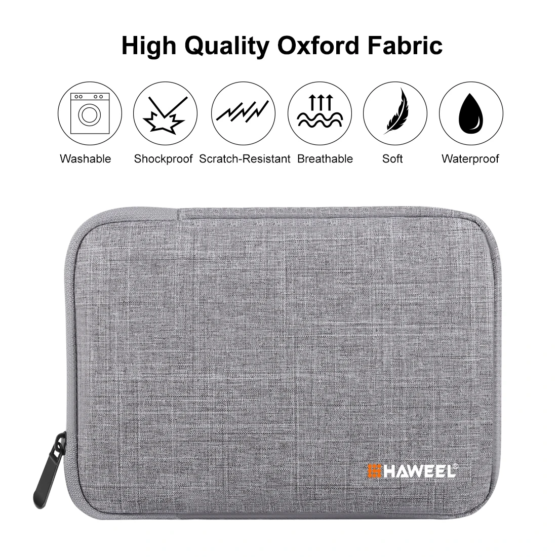 HAWEEL 7.9 / 9.7 inch Tablet Liner Sleeve Case Zipper Briefcase Pouch Bag For iPad Tablets Macbook Shockproof Case Carrying Bag