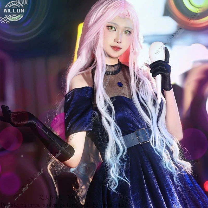 Disfraz de Alien Cos Stage Mizi, peluca, vestido de bullicio, mujer, adulto, chico, juego de rol, disfraz de escenario, traje diario, fiesta de Halloween