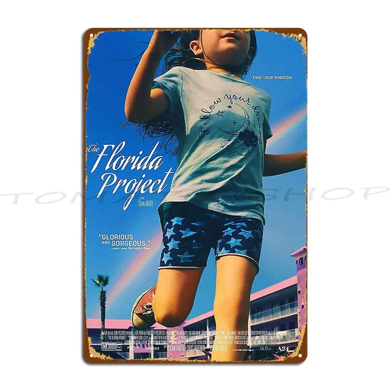 The Florida Project Metal Sign Poster Plaques Club Pub Garage Printing Tin Sign Poster