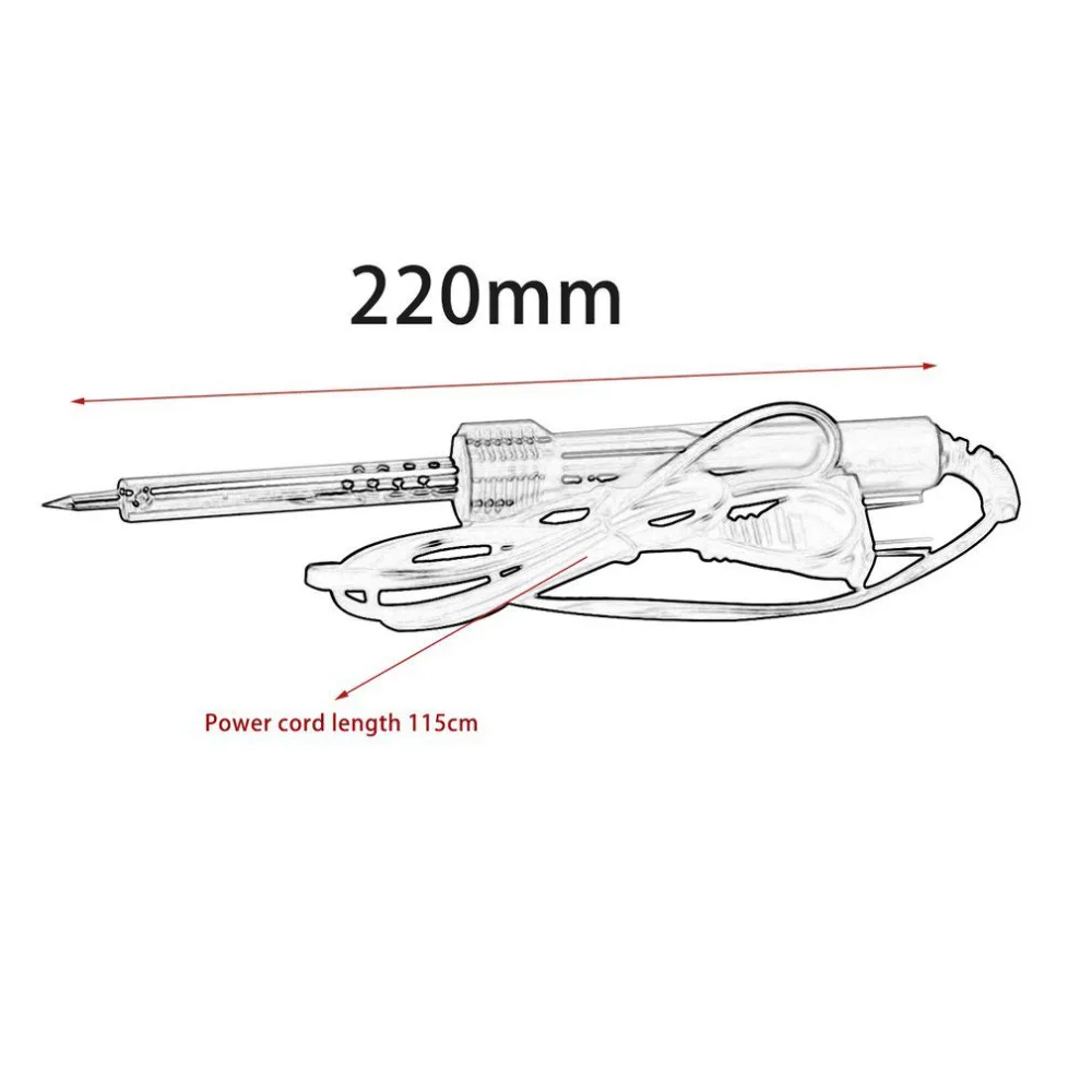 30W/40W/60W High Temperature Solder Welding Gun Electric Soldering Iron Tool Electric Iron Pencil Welding Tip US Plug