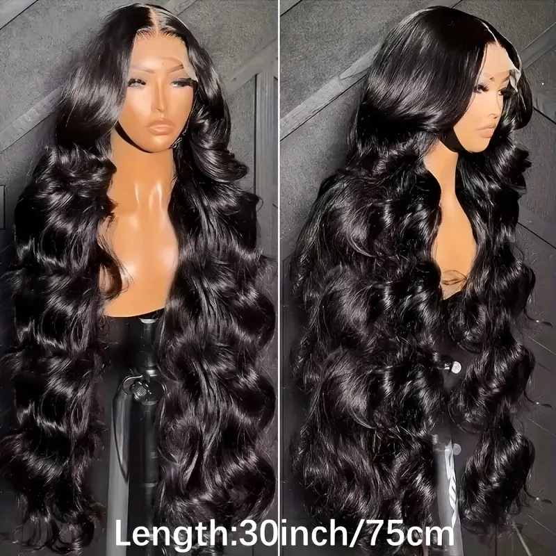 13x4 الجسم موجة الدانتيل الجبهة الباروكات شعر الإنسان قبل قطعها 200% الكثافة HD شفافة الدانتيل الباروكات الأمامية للنساء