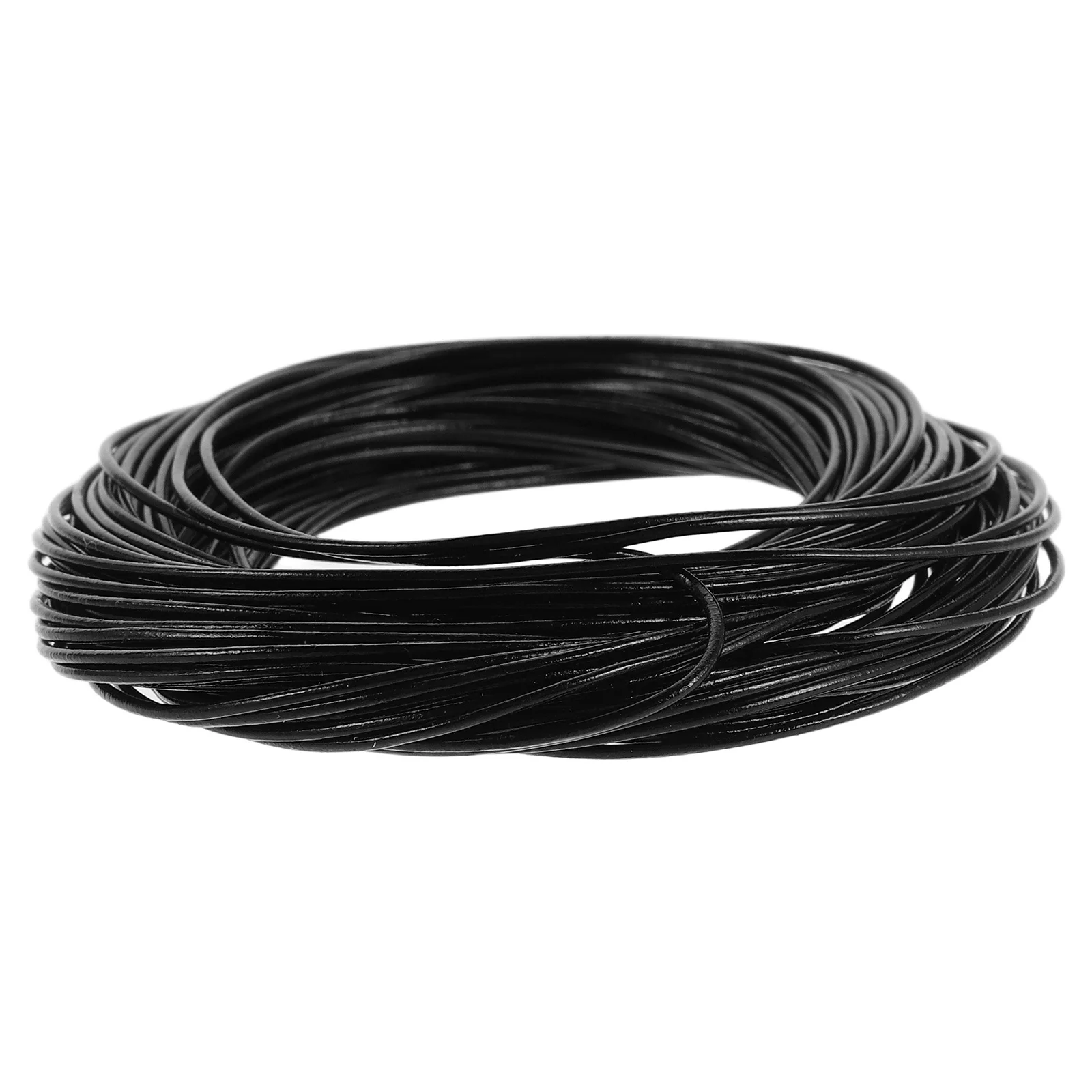 

1 рулон (10 м/11 ярдов) черного круглого шнура диаметром 1 мм для изготовления ювелирных изделий, браслетов, ожерелий, рукоделия, из натуральной кожи