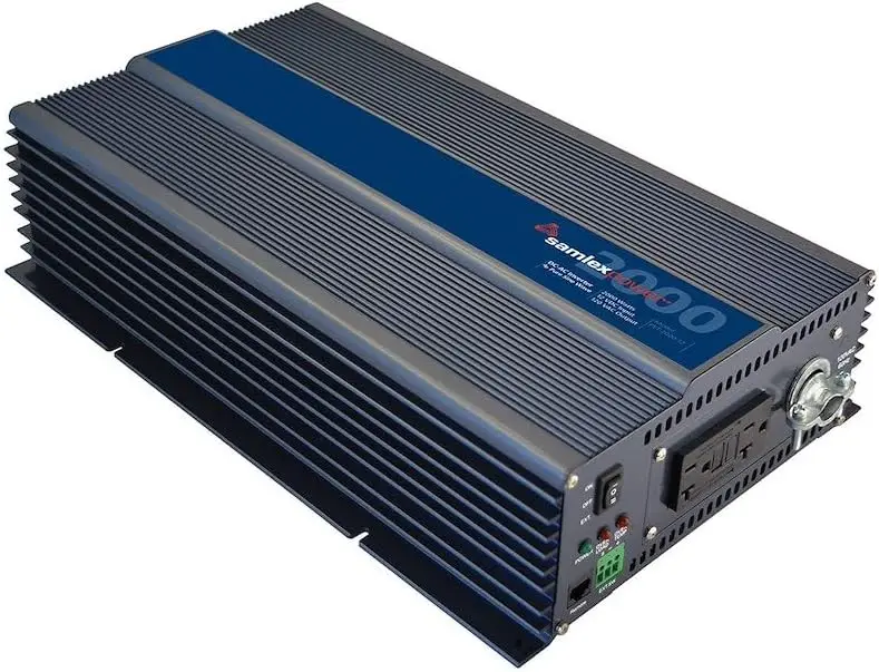Original Samlex America PST200012 2000W 12V Power Inverter Durable Pure Sine Wave Inverter for Outdoor Camping Home Backup Power Solar System
