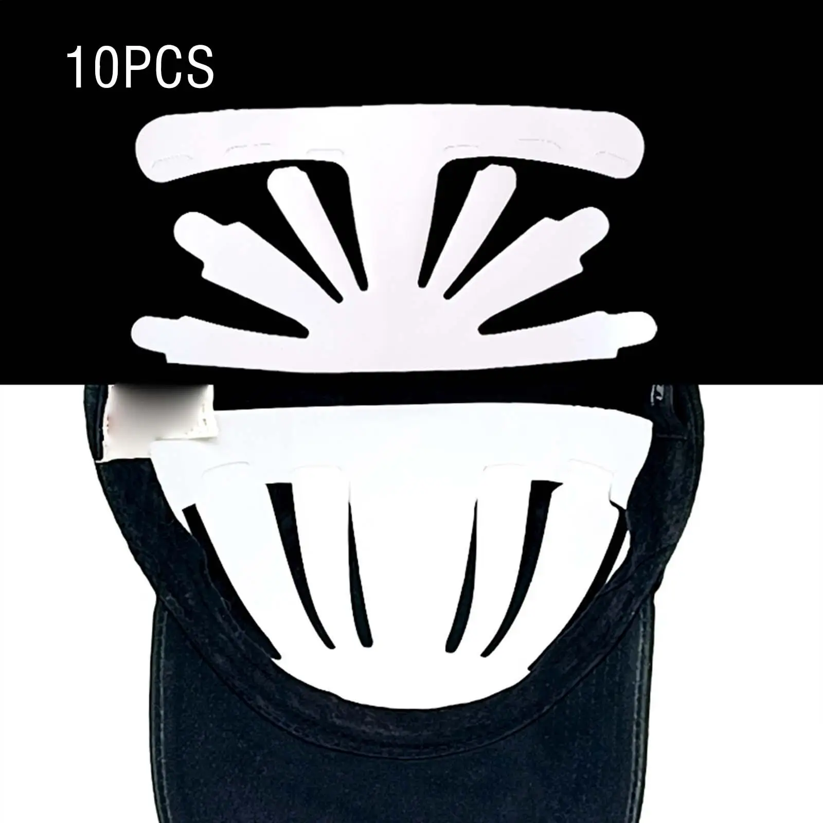 10 Pieces Hat Support Baseball Caps Inserts Tabletop Reusable Easy to Use Durable Universal Ball Caps Liner for Baseball Cap