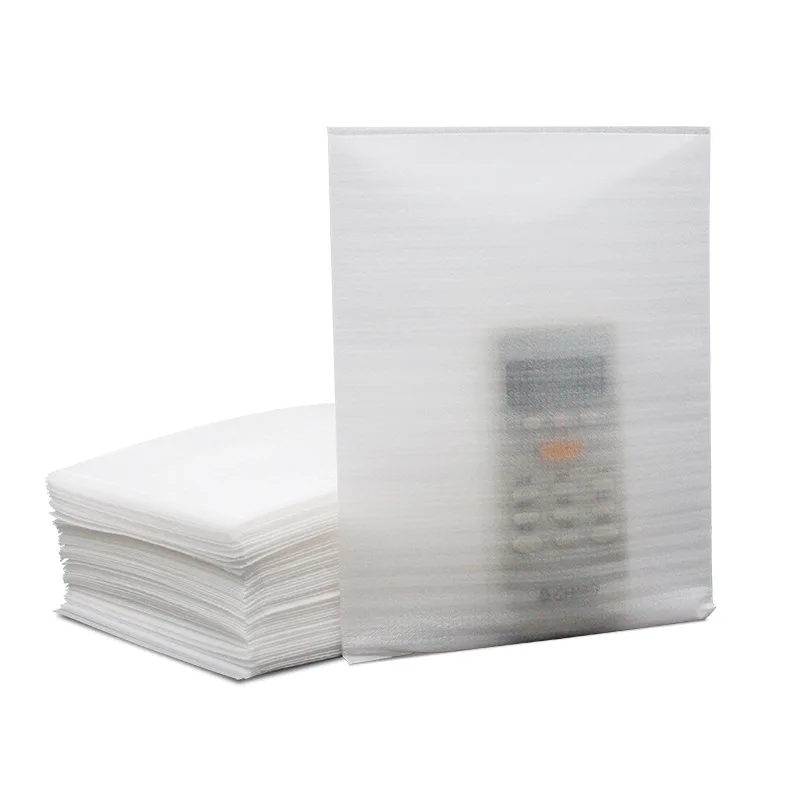 

100pcs Pearl Cotton Bags High Efficiency Shockproof Foam Packing For Fragile Items Moving Storage Plate Transport Glassware