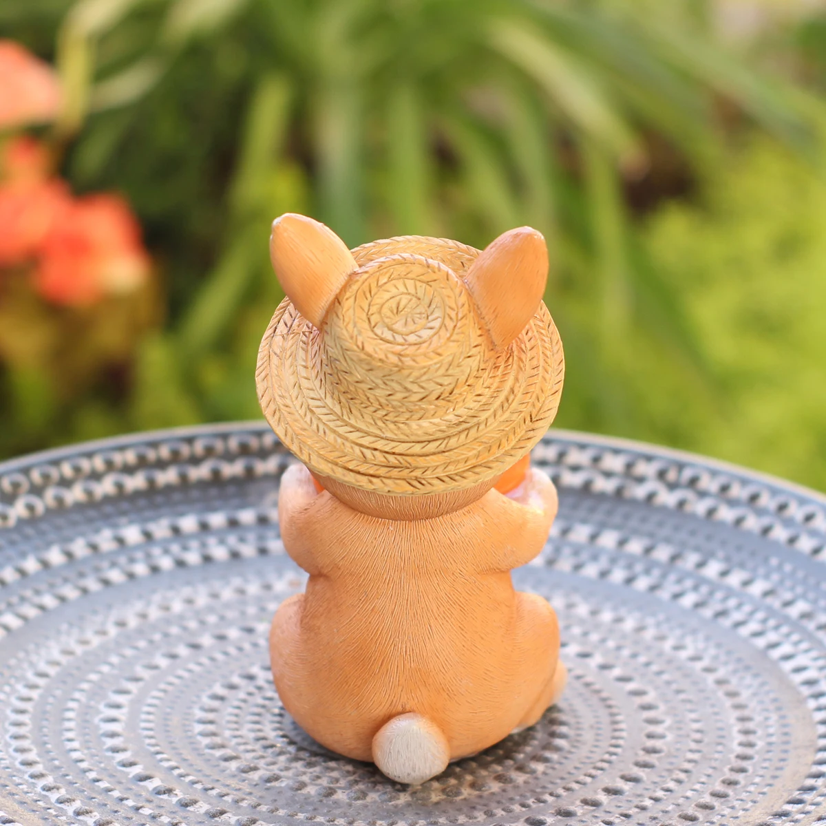 Garden Bunny with Pot Chocolate Rabbit Easter Decoration Spring Summer Garden Decorations Mother's Day Gifts Easter Party Decora